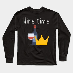 Wine time Long Sleeve T-Shirt